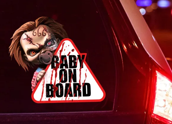 Baby on board sticker til bil