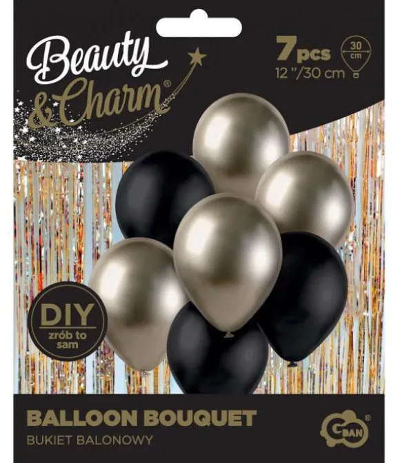 Ballon buket prosecco-sort