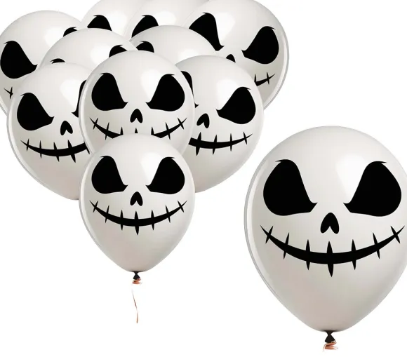 Balloner scary spøgelse 10-pak