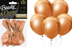 Ballon metallic kobber 7-pak
