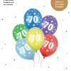 Ballon 70 metallic mix 6-pk