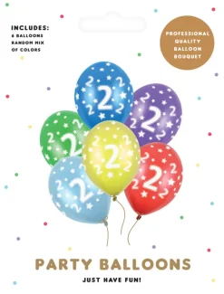 Ballon 2 metallic mix 6-pk