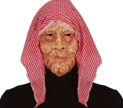 Bedstemor maske med tørklæde