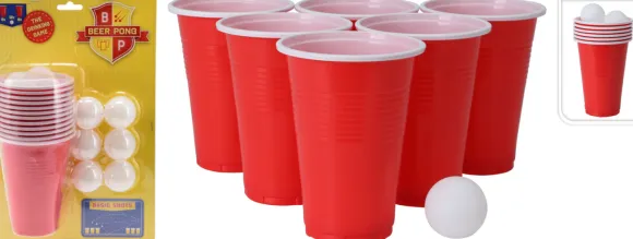 Beer Pong sæt med 24 dele