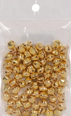 Bjælde, guld 10 mm 75-pak