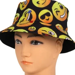 Bøllehat smiley motiv