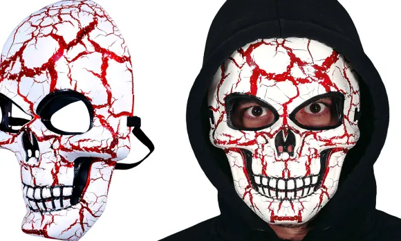 Blodig kraniemaske