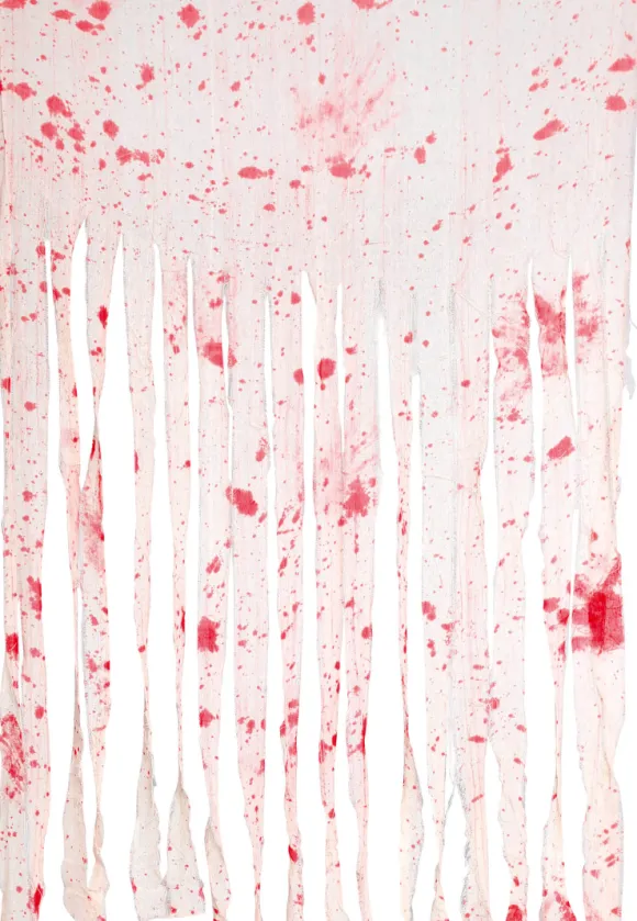 Blodigt gardin 115x150 cm