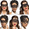 Blonde-maske sort