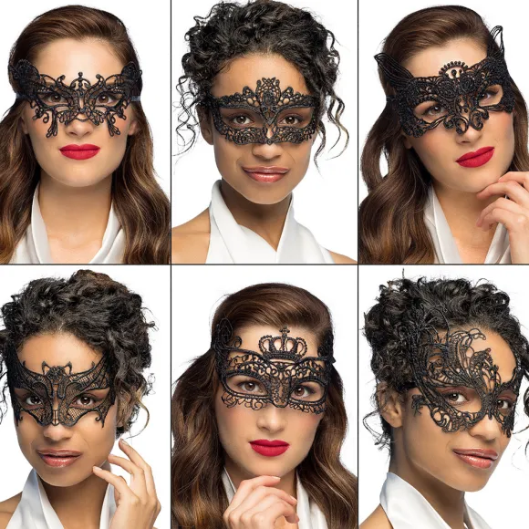 Blonde-maske sort