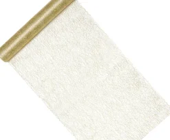 Bordløber 36 cm x 9 m guld