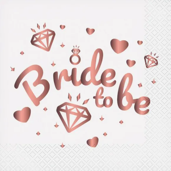 Bride to be servietter 20-pak