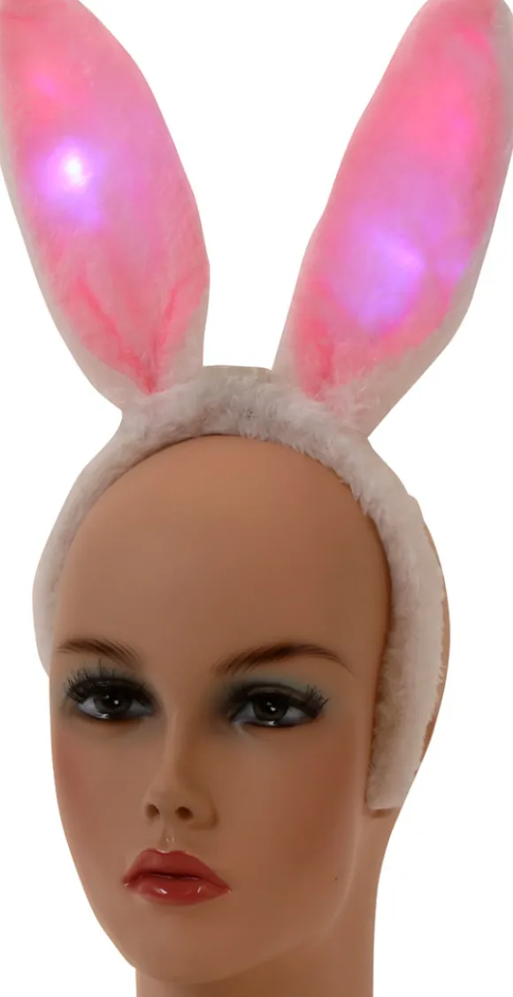 Bunny-ører hårbøjle med lys