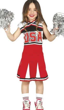 Cheerleader kostume 7-9 år