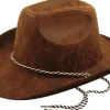 Cowboyhat brun, slidt look