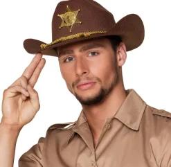 Cowboyhat Deputy Sherif, brun