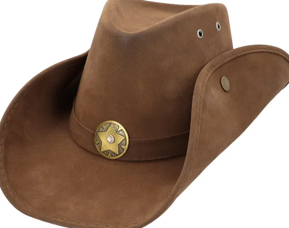 Cowboyhat luksus, brun