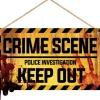 Crime Scene Keep Out skilt