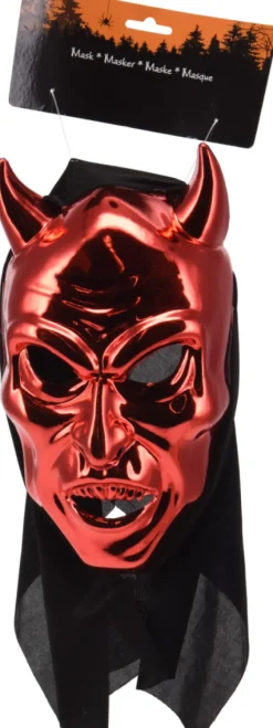 Djævel maske, rød