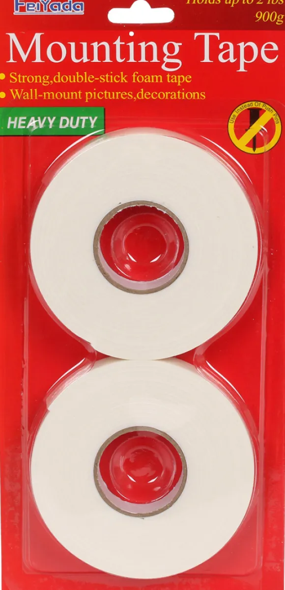 Dobbeltklæbende tape 2-pak