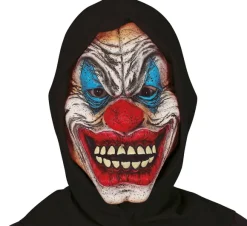 Dræberklovn maske med hætte