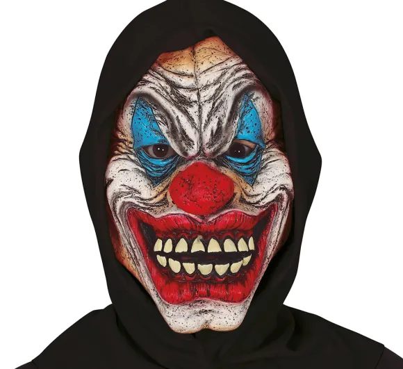 Dræberklovn maske med hætte