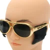 Elvis solbrille m/sideburns