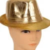 Fedora hat, guld