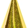 Festhat pap 16 cm guld 6-pak