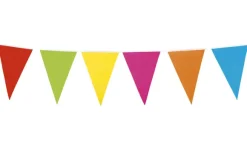 Flagguirlande 6 farver 10 m