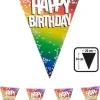Flagguirlande Happy Birthday 6 m