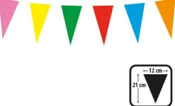 Flagguirlande i papir 10 m