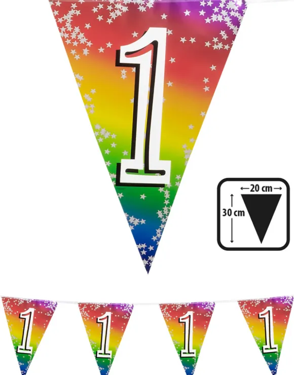 Flagguirlande 1, 6 m