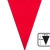 Flagguirlande rød 10 m