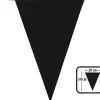 Flagguirlande sort 10 m