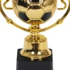 Fodbold-præmie 18 cm, guld