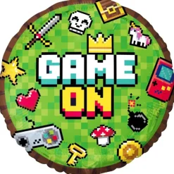Folieballon Game On 36 cm
