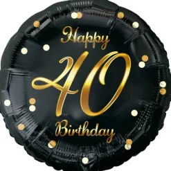 Folieballon Happy 40 Birthday