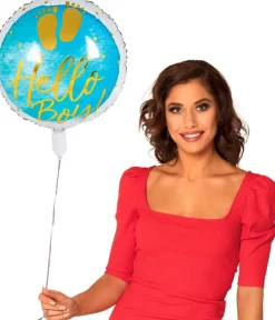Folieballon Hello Boy 45 cm