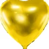 Folieballon hjerte guld