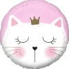 Folieballon kat lyserød 36 cm