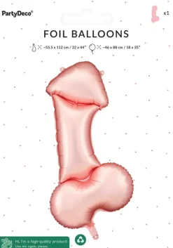 Folieballon penis 46x88 cm