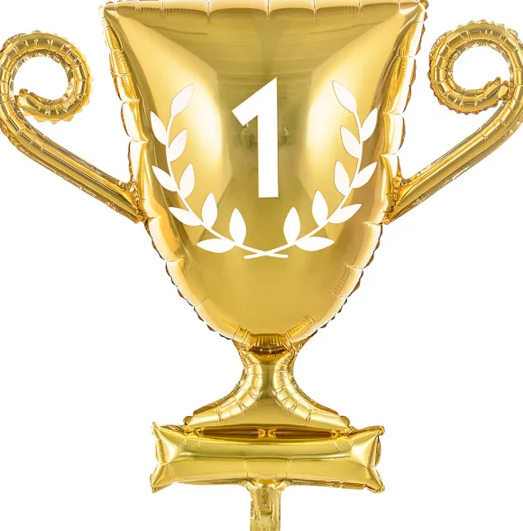 Folieballon pokal guld