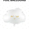 Folieballon sky 51x35 hvid