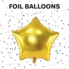Folieballon stjerne guld