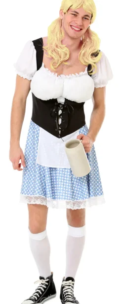 Funny Beer Maid kjole, L