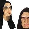 Gammel dame maske med hætte