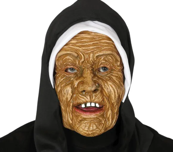 Gammel nonne maske med hætte
