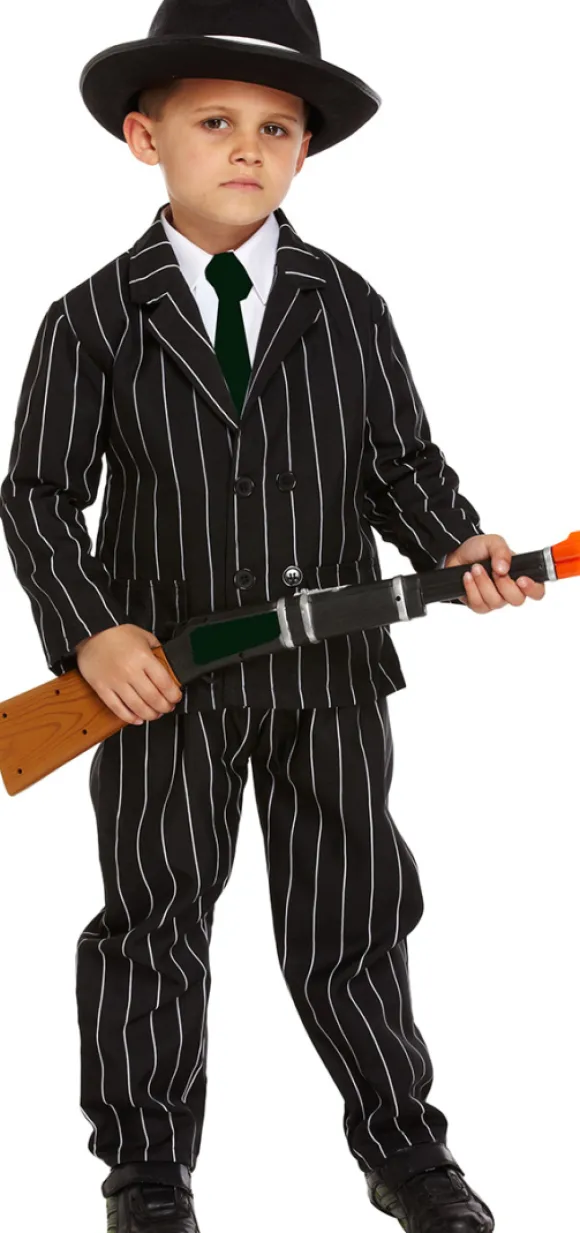 Gangster kostume 7-9 år