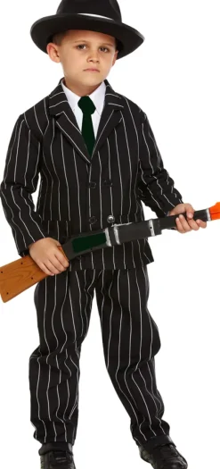 Gangster kostume 4-6 år